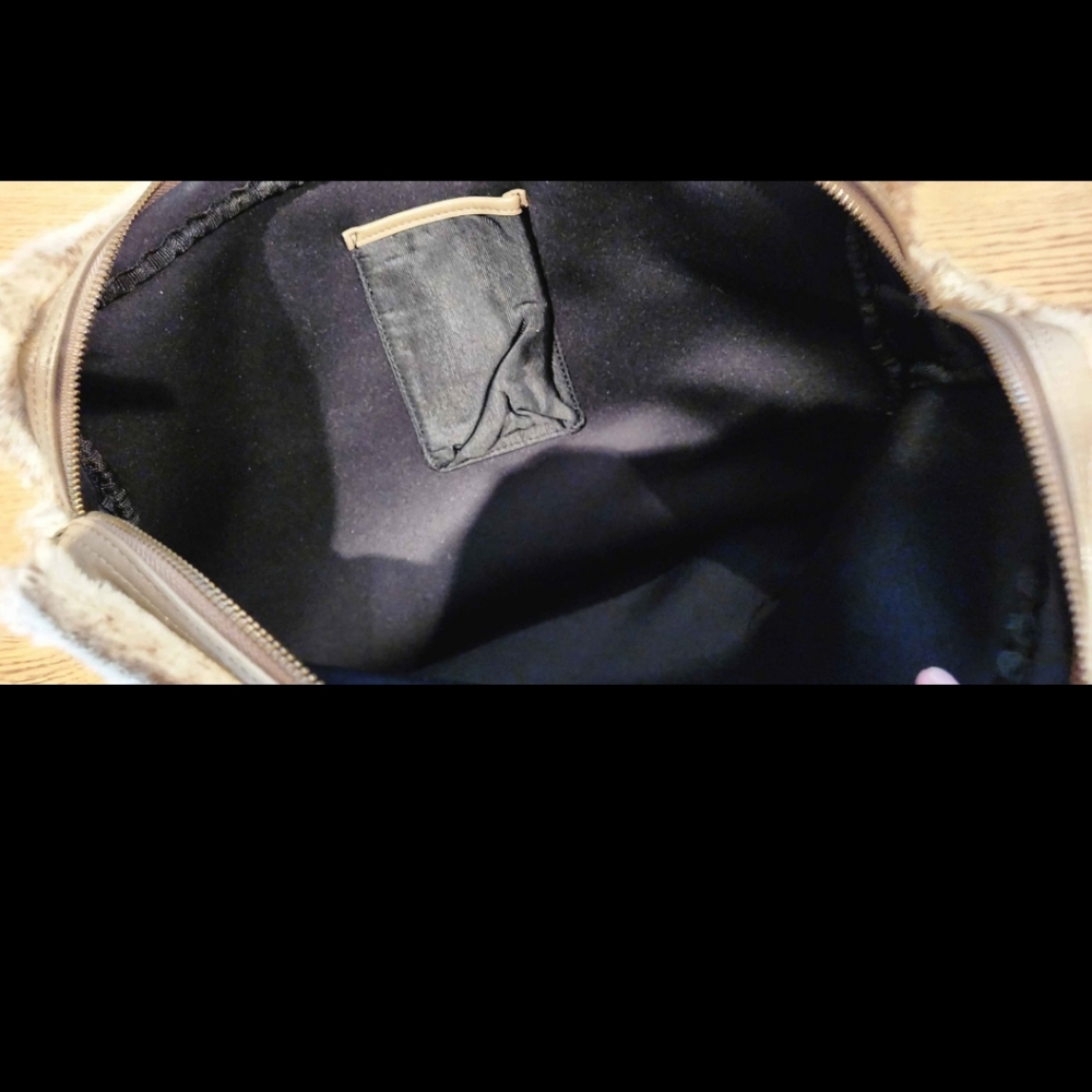Restoration Hardware Faux Fur Computer Case 12" x 17" Super Soft - Picture 3 of 6
